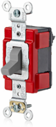 Lev-Lok Toggle Switch 20 Amp 3-Way Gray Extra Heavy Duty