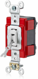 Lev-Lok Key Switch 20 Amp, 120/277 Volt, 3-Way, Extra Heavy Duty Grade