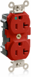 Lev-Lok Duplex Receptacle 20 Amp 125 Volt Extra Heavy-Duty Hospital Grade
