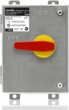 Powerswitch Safety Disconnect Switch, 100 Amp, 600 Volt, Stainless Steel Enclosure