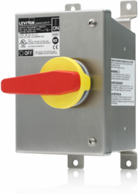 30 Amp Stainless Steel Slope Top Disconnect Switch, 600 Volt, NEMA 4X