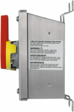 30 Amp Stainless Steel Slope Top Disconnect Switch, 600 Volt, NEMA 250, IP66