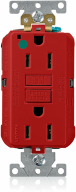 15 Amp SmartlockPro® GFCI Outlet, Hospital Grade, Duplex, NEMA 5-15R