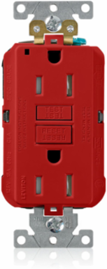 20 Amp GFCI Receptacle Outlet, Tamper-Resistant, 125 Volt, Industrial Grade