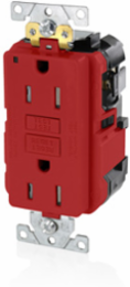 20 Amp GFCI Receptacle Outlet, Tamper-Resistant, 125 Volt, Industrial Grade