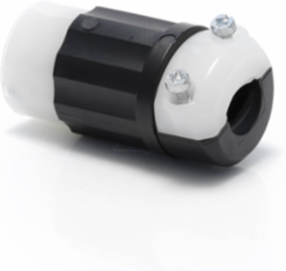 Mini Locking Connector, 15 Amp, 125 Volt, Impact Modified Nylon, UL Listed