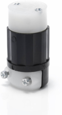 Mini Locking Connector, 15 Amp, 125 Volt, Impact Modified Nylon, UL Listed