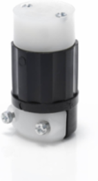 Mini Locking Connector, 15 Amp, 125 Volt, Impact Modified Nylon, UL Listed