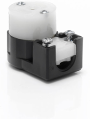 Mini Locking Connector 15 Amp 125/250 Volt Industrial Grade Black & White