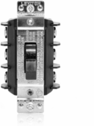 30 Amp 600 Volt 3-Pole AC Manual Motor Controller, Non-Grounding, Black