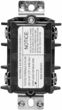30 Amp AC Manual Motor Controller, 600 Volt, 3-Pole, Toggle Switch
