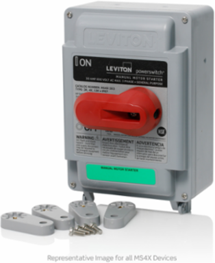 40 Amp 600 Volt 2-Pole Non-Fused Manual Motor Controller, Type 4X Enclosure