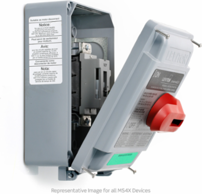 40 Amp 600 Volt 2-Pole Non-Fused Manual Motor Controller, Type 4X Enclosure