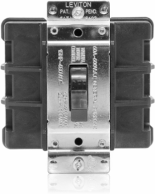 AC Manual Motor Controller 60 Amp 600 Volt Toggle Switch
