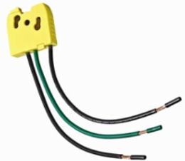 20 Amp Wiring Module for Lev-Lok Switches, 347V AC Max, 6 Inch Wire Leads