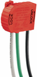 Lev-Lok Wiring Module 20 Amp 125V MAX Right Angle with 6 Inch THHN Wire Leads