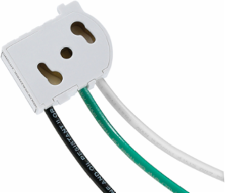 Lev-Lok Wiring Module 20 Amp 125 Volt 6 Inch THHN Solid Wire Leads