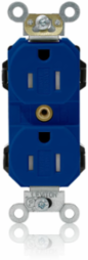 Lev-Lok Duplex Receptacle 15 Amp 125 Volt NEMA 5-15R Tamper-Resistant