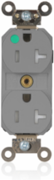 Lev-Lok Duplex Receptacle 20 Amp 125 Volt Extra Heavy-Duty Hospital Grade