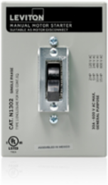 Double-Pole AC Manual Motor Controller 30 Amp 600 Volt Type 1 Enclosure