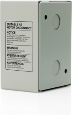 30 Amp 600 Volt Three-Pole AC Manual Motor Controller, Type 1 Enclosure