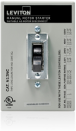 Manual Motor Controller Enclosure, 30 Amp, Type 1, Steel - Gray