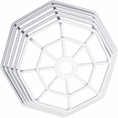 Protective Cage for Ceiling Mount Sensors, 9-Gauge Steel Wire