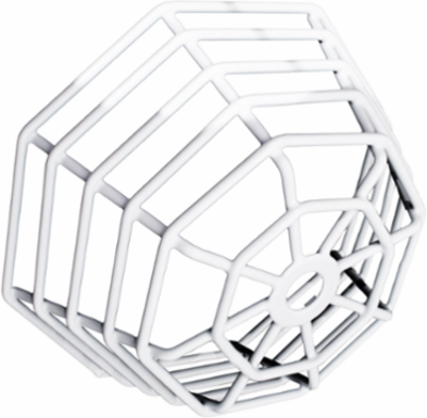 Protective Cage for Ceiling Mount Sensors, 9-Gauge Steel Wire