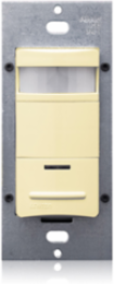 Occupancy Sensor Wall Switch, 2100 Sq Ft Coverage, 120-277V, Ivory
