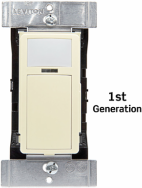 Smart PIR Wallbox Occupancy Sensor, 120-277VAC, App Configurable, Ivory