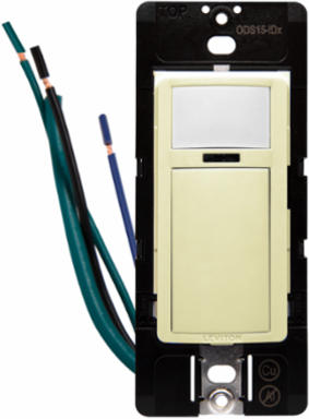 Smart PIR Wallbox Occupancy Sensor, 120-277VAC, App Configurable, Ivory