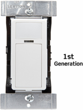 Smart Occupancy/Vacancy Sensor, 120-277VAC, 1000 Sq.Ft. Coverage, PIR, Wallbox