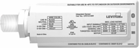 Smart PIR Occupancy Sensor with Photocell, 120-277V, Lens 8-20FT & 20-40FT