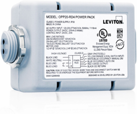 Super Duty Occupancy Sensor Power Pack 20A, 120/230/277VAC, Auto-ON