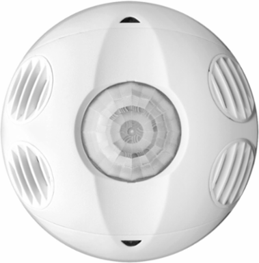 Multi-Technology Ceiling Mount Occupancy Sensor, 2000 Sq Ft Coverage, Isolated Relay