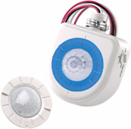 Occupancy Sensor, Fixture Mount, PIR, High Bay, 2 Interchangeable Lenses and Aisle Mask, Cold Storage Model, White
