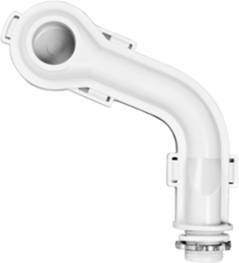 Watertight Offset Adapter for High Bay Occupancy Sensors, White, Fixture Mount, Up to 40 Ft