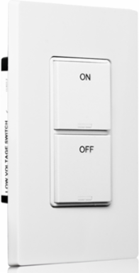 Low Voltage 2 Button ON/OFF Switch Keypad with White Color and Decora Styling