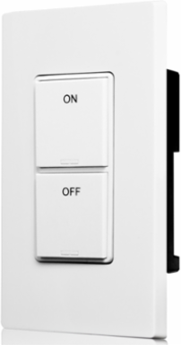 Low Voltage 2 Button ON/OFF Switch Keypad with White Color and Decora Styling