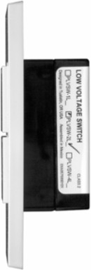 Low Voltage 2 Button ON/OFF Switch Keypad with White Color and Decora Styling