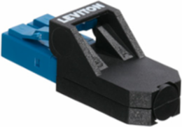 Port Protection Plug with Dust Cap for Secure Keyed LC System