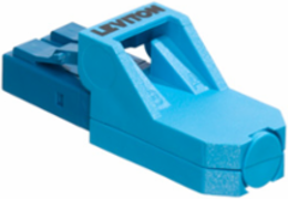 Port Protection Plug with Dust Cap for Secure Keyed LC System
