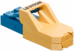 Port Protection Plug with Dust Cap for Secure Keyed LC System