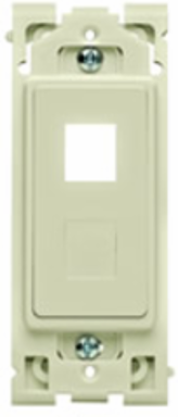 Renu QuickPort 2-Port Insert, Polycarbonate, Navajo Sand, cULus Certified