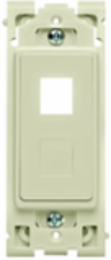 Renu QuickPort 2-Port Insert, Polycarbonate, Navajo Sand, cULus Certified