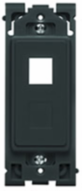 Renu QuickPort 2-Port Insert, Onyx Black, Polycarbonate, 5 Year Warranty