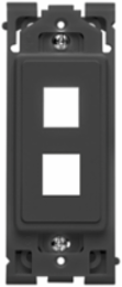 2-Port RENU Insert Onyx Black, Textured Finish, Quick and Easy Installation