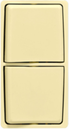 Renu Combination Switch Color Change Faceplate, Corn Silk, RoHS Compliant