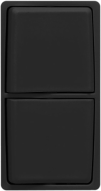 Renu Combination Switch Color Change Faceplate, Onyx Black, 5 Year Warranty