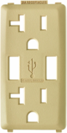 Renu 20 Amp USB Charger GFCI Outlet Color Change Kit, Dapper Tan